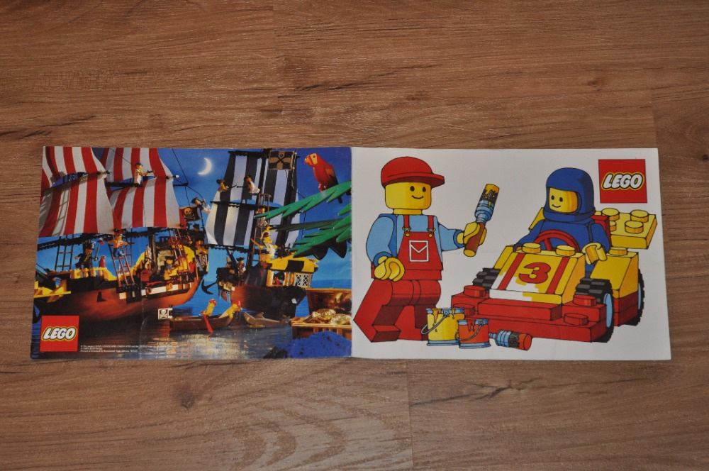 LEGO - sbírka 90ky - "krabice" / tištěné příslušenství - 2st