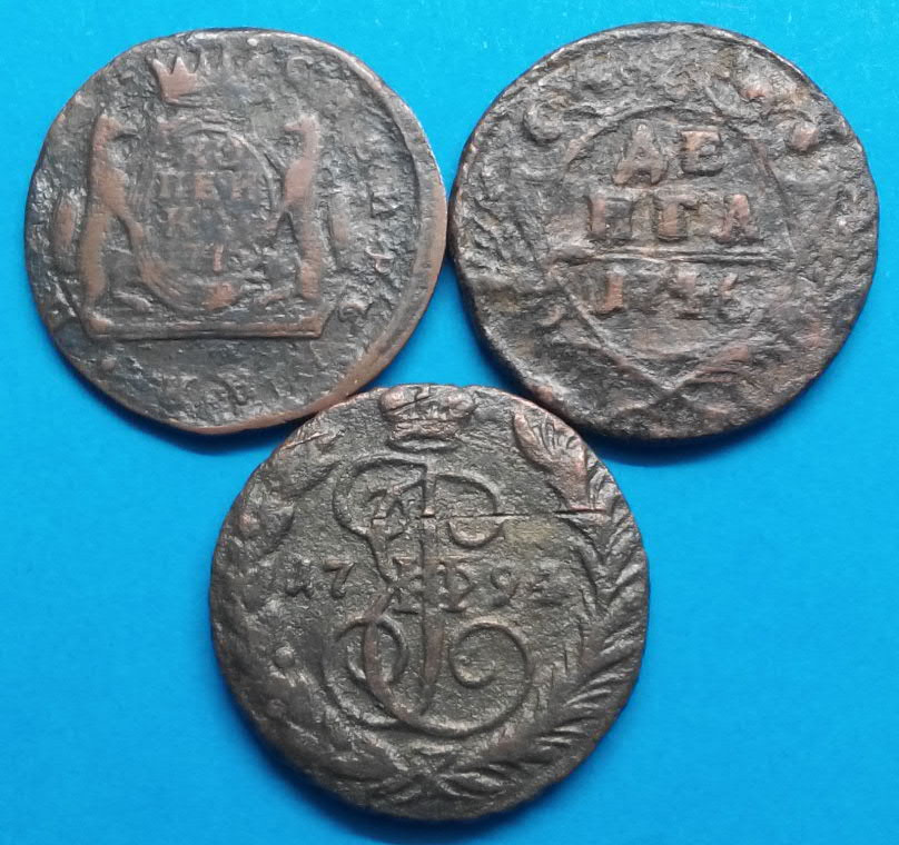 starožitné mince carské Rusko