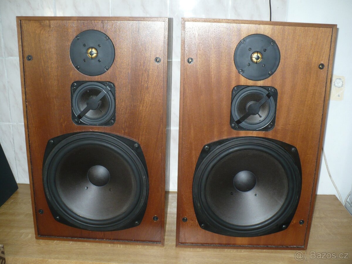 Třípásmové bedny TESLA 1PF06771, 12" repro...