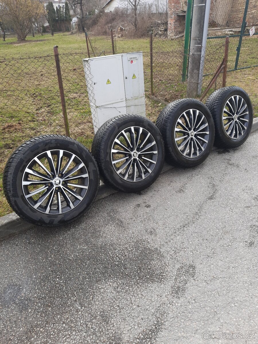 Sada zimních kol Kodiaq