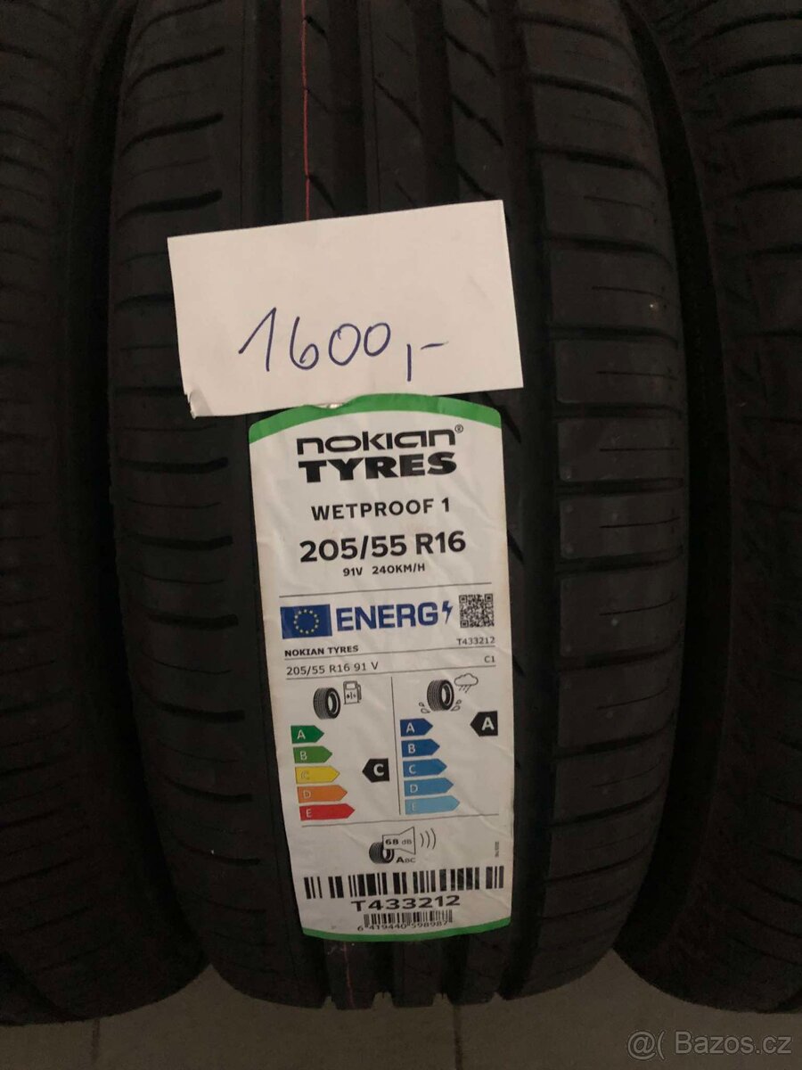Nové letní pneu 205/55 R16