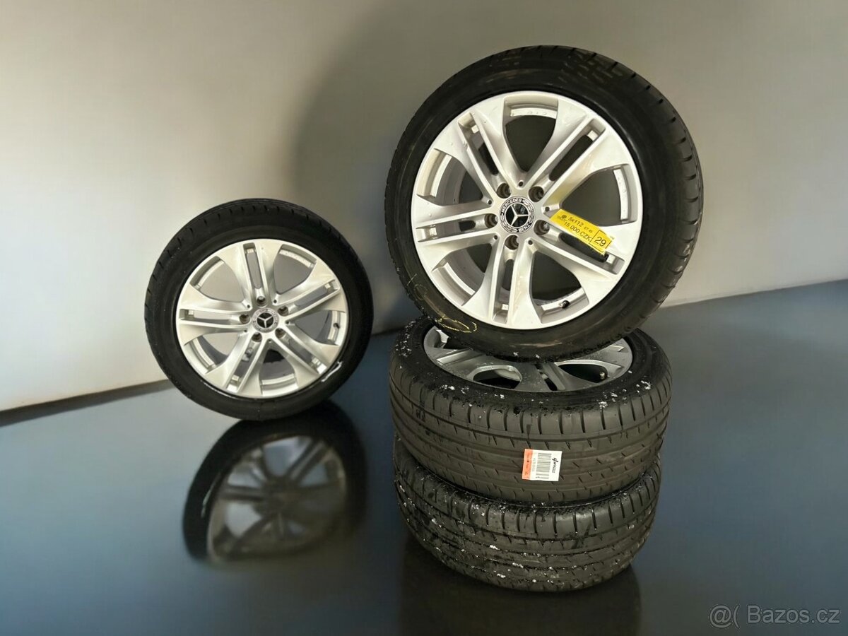 Zánovní originální alu kola Mercedes 5x112 r17 + 235/45