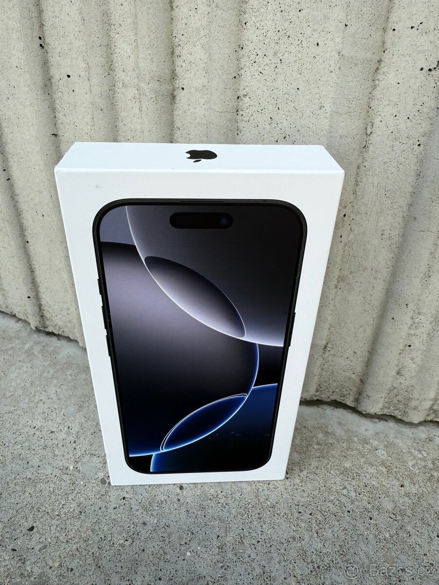 iPhone 16 Pro 256 GB Black Titanium.