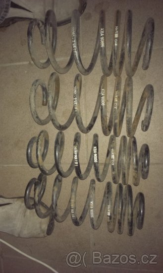 Tunning pružiny -snížení podvozku H&R 90806, Škoda, Audi, VW