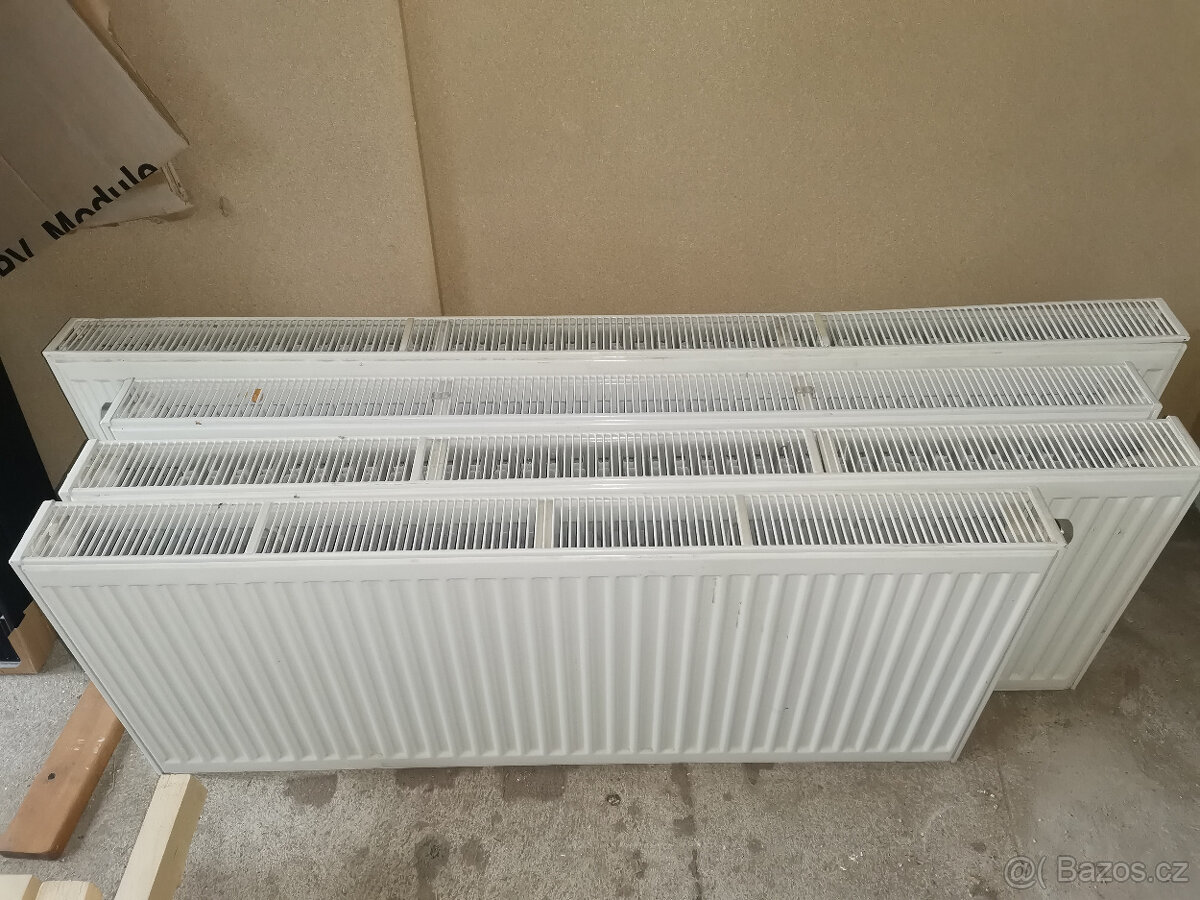 Radiatory dvoudeskove 1x 120x50 cm a 1x 160x50 cm