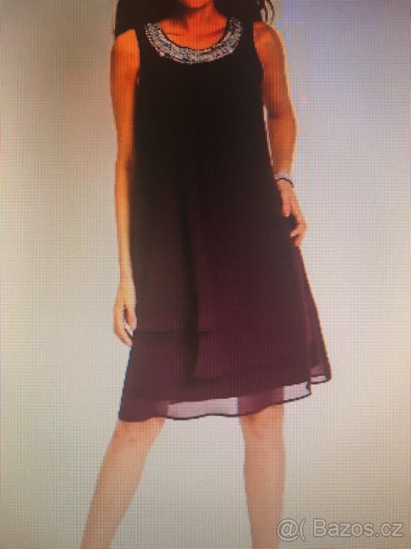 Šifonové elegantní šaty vel.36