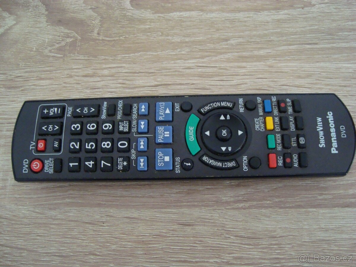 Panasonic TV-DVD-Video ovladač