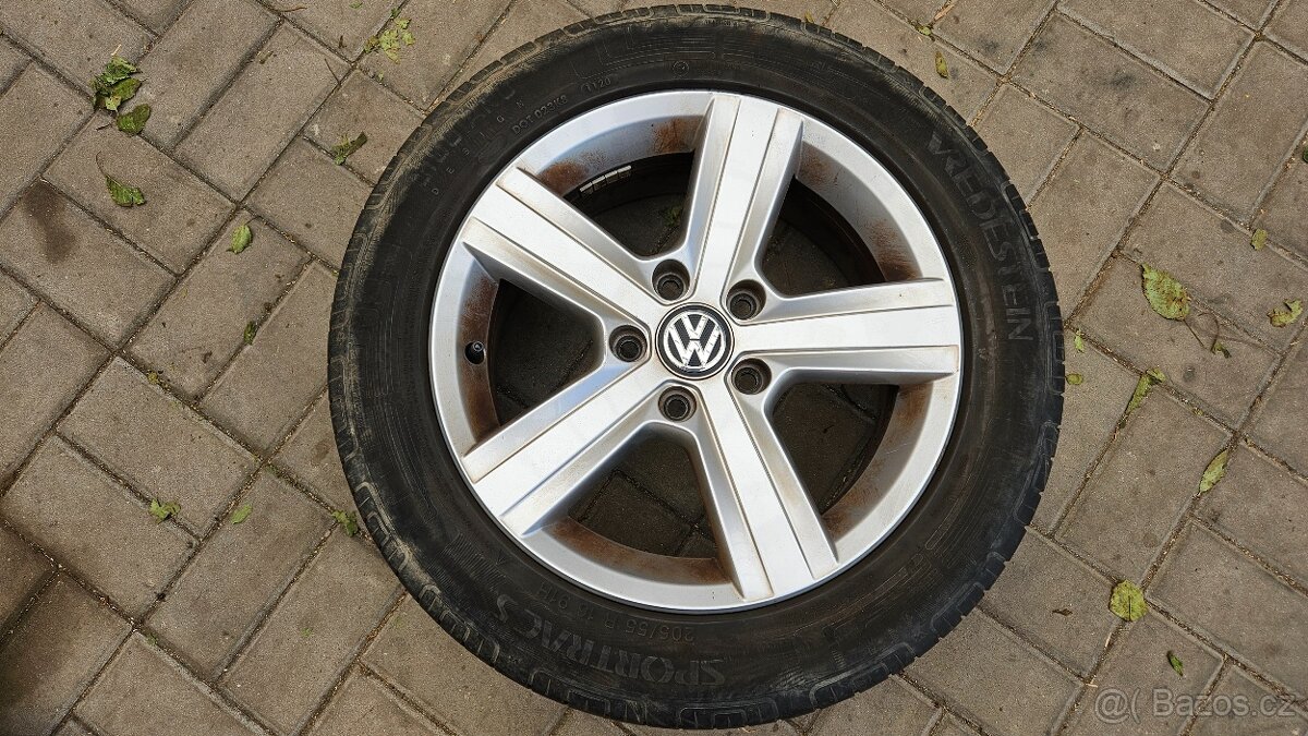 Letní sada Alu 5x112 205/55 R16 Volkswagen