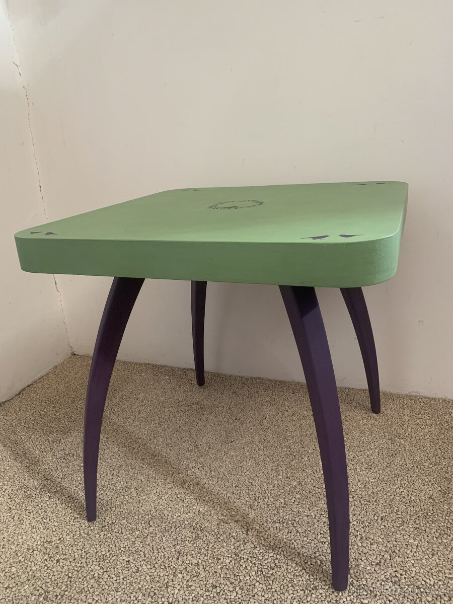 Stůl pavouk Halabala 50.léta