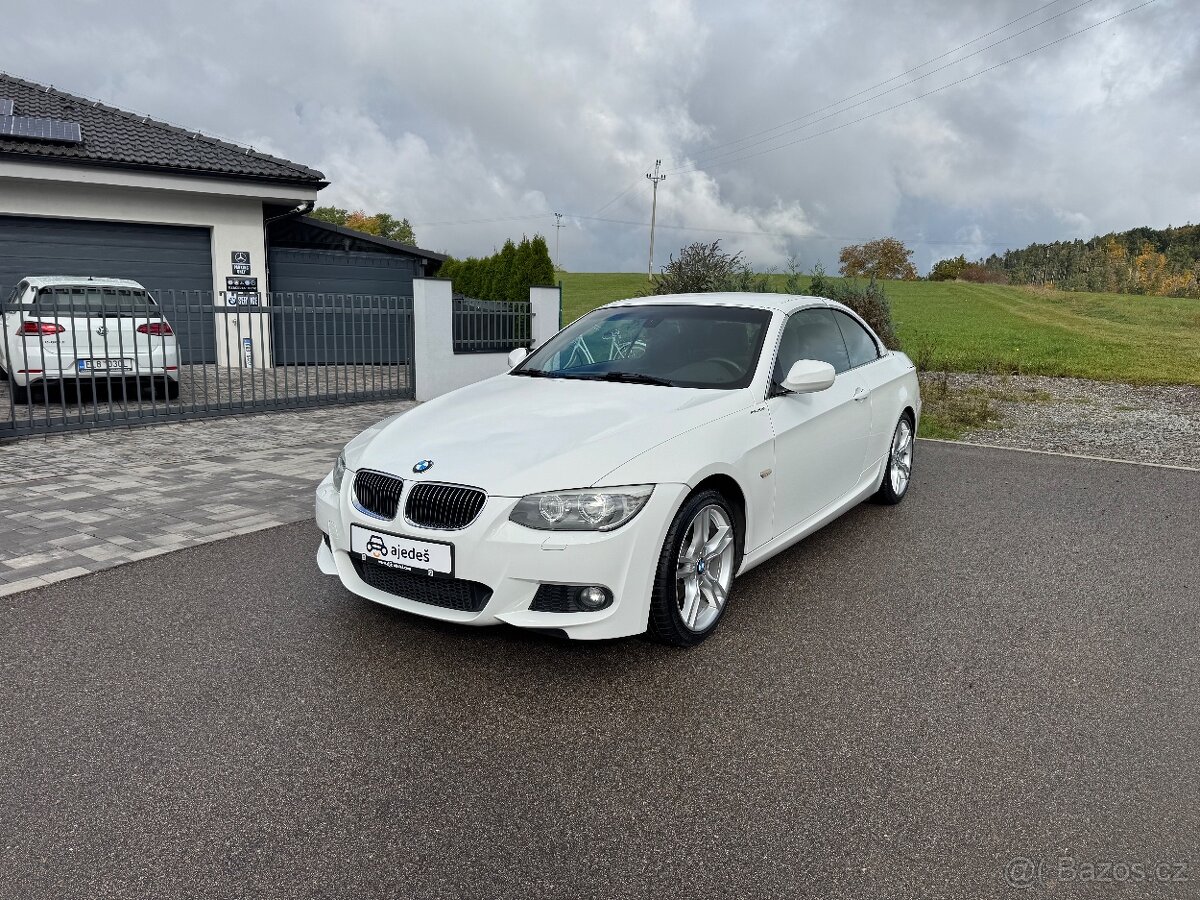 BMW 330d E93 cabrio/180 kW/automat/ČR/M-paket/133 tkm