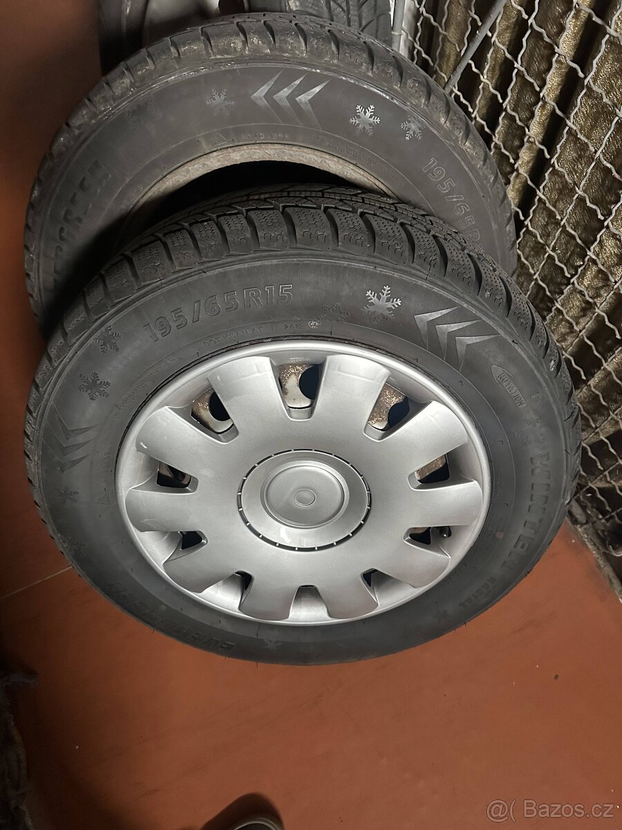 4x zimni kola vw/audi/skoda/seat 195/65r15