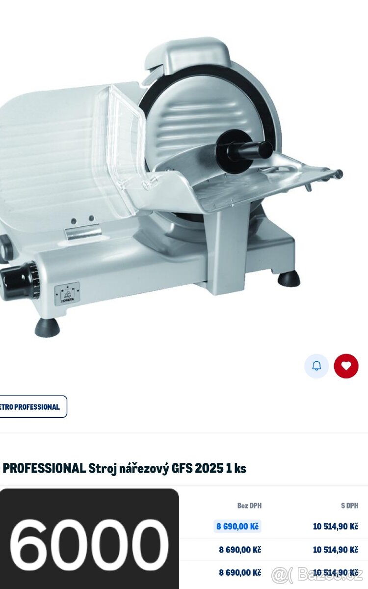 NAŘEZAK KRAJEČ POTRAVIN NOVY