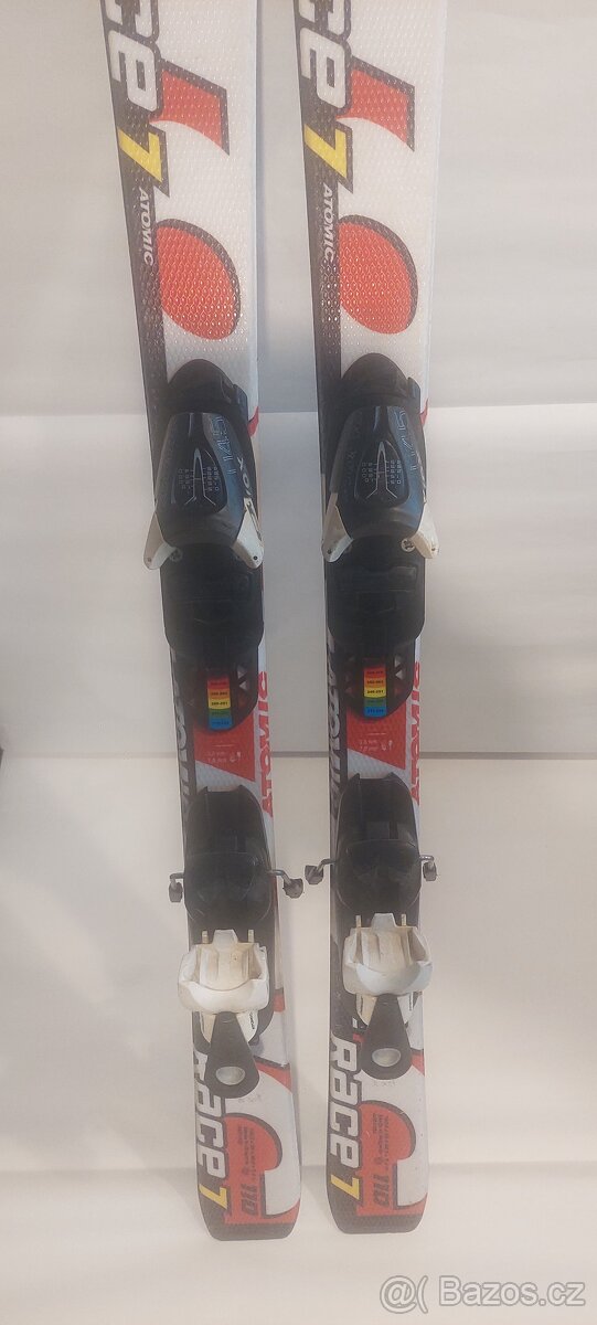 Lyžařský set - lyže 110cm + boty 23,5cm + hole 95cm