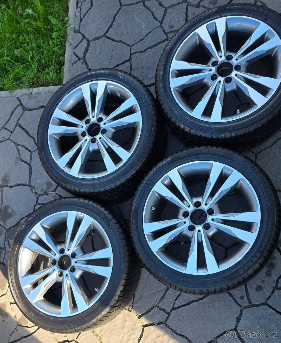 ALU R18 5x112 + zimní pneu NOKIAN – Mercedes C (W205)