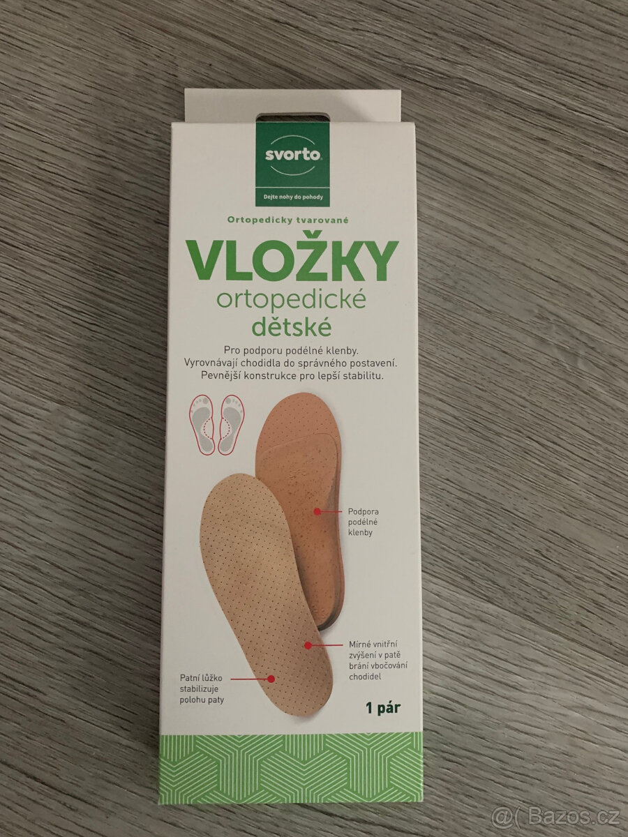 Nové ortopedické vložky do bot vel. 29