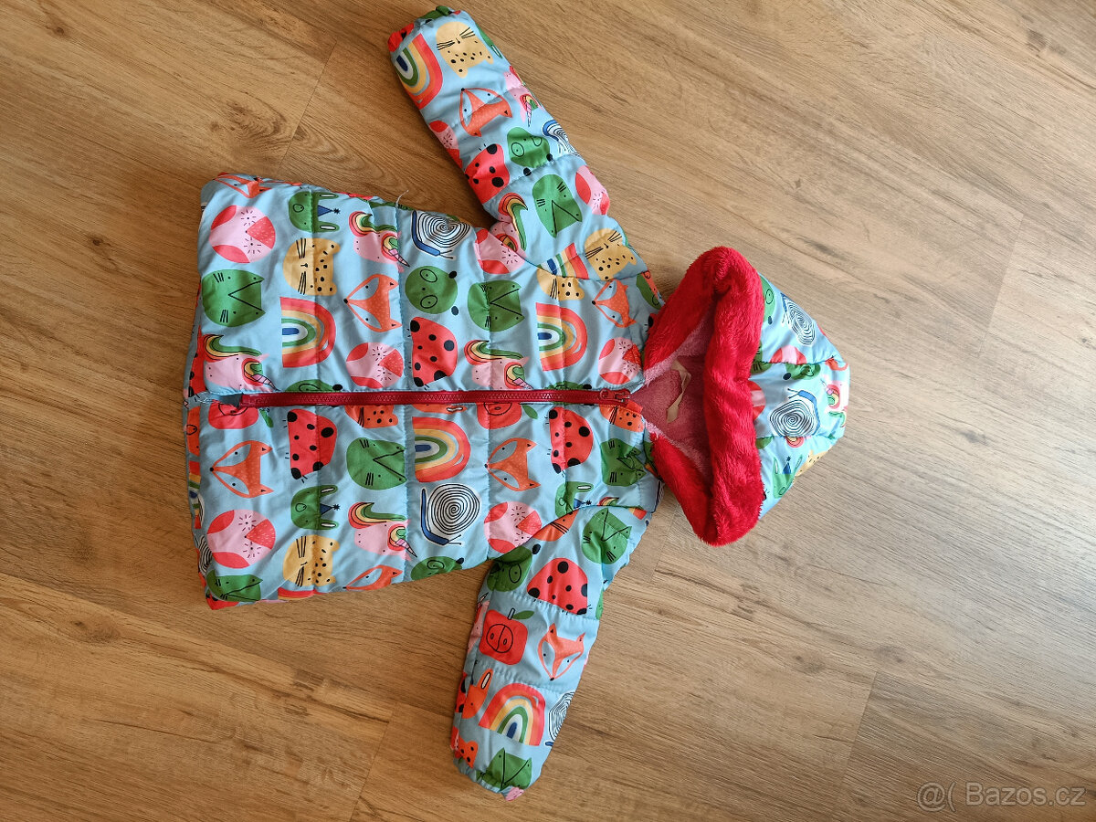 Dívčí zimní bunda vel. cca 2 roky