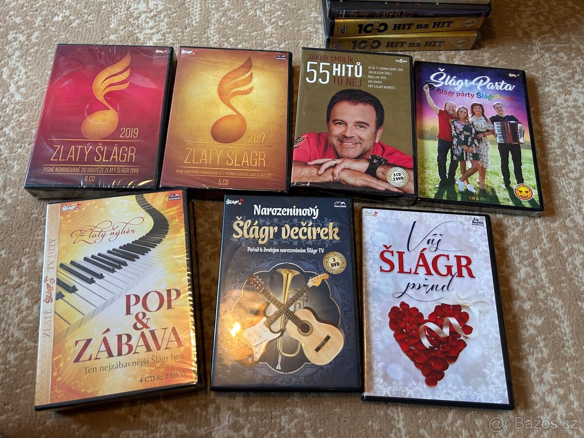 Mix CD&DVD Šlágr tv Česká muzika