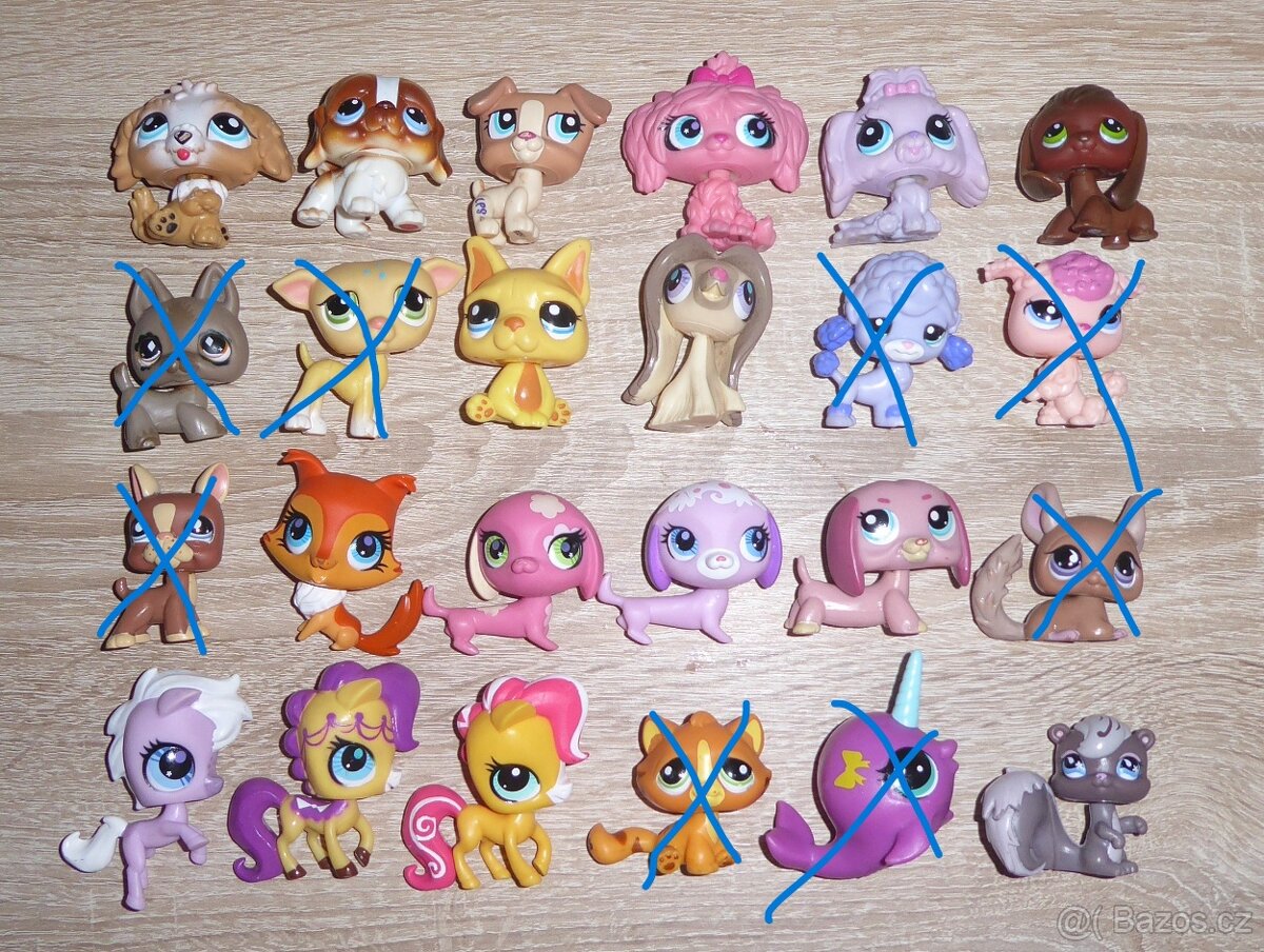 LPS, Littlest pet shop zvířátka, 75,-/ks