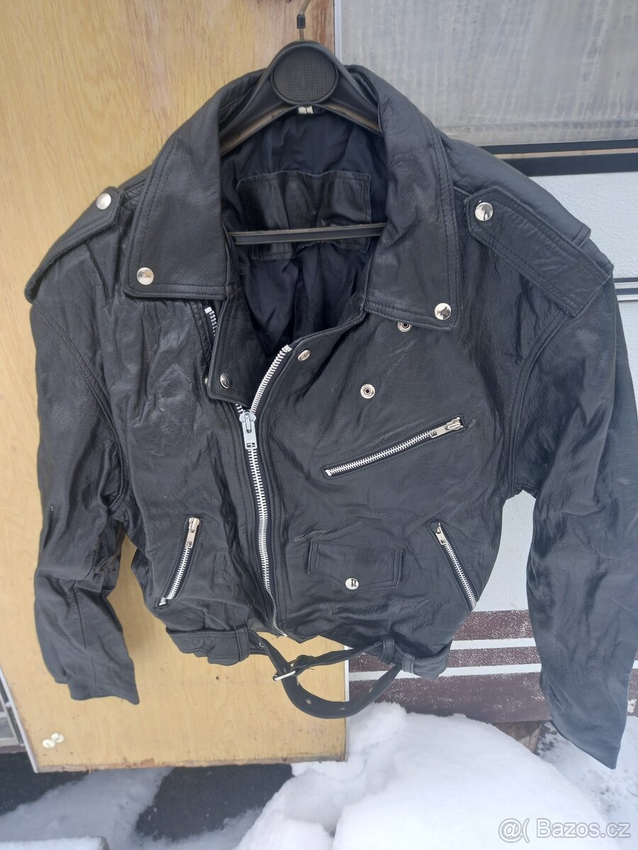Kožená bunda, L