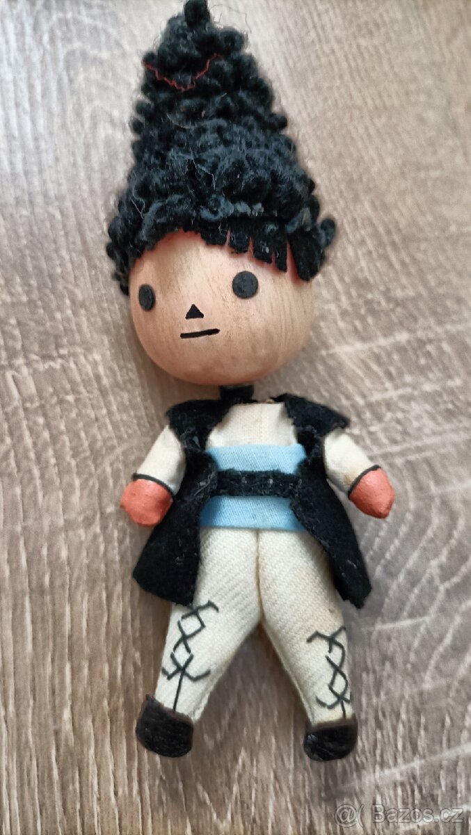 Retro postavička, panáček, hračky