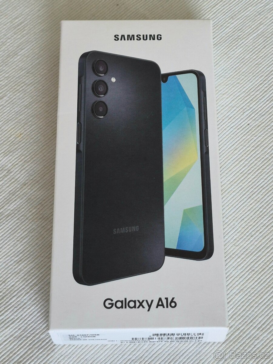 Samsung A16 4/128GB černý
