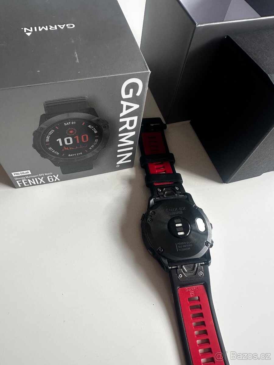 Garmin fenix6X PRO Solar, Titanium Carbon grey