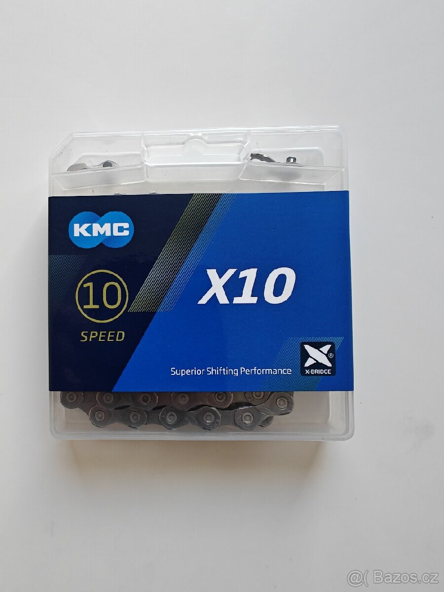 Řetěz na kolo KMC X10, 114 článků