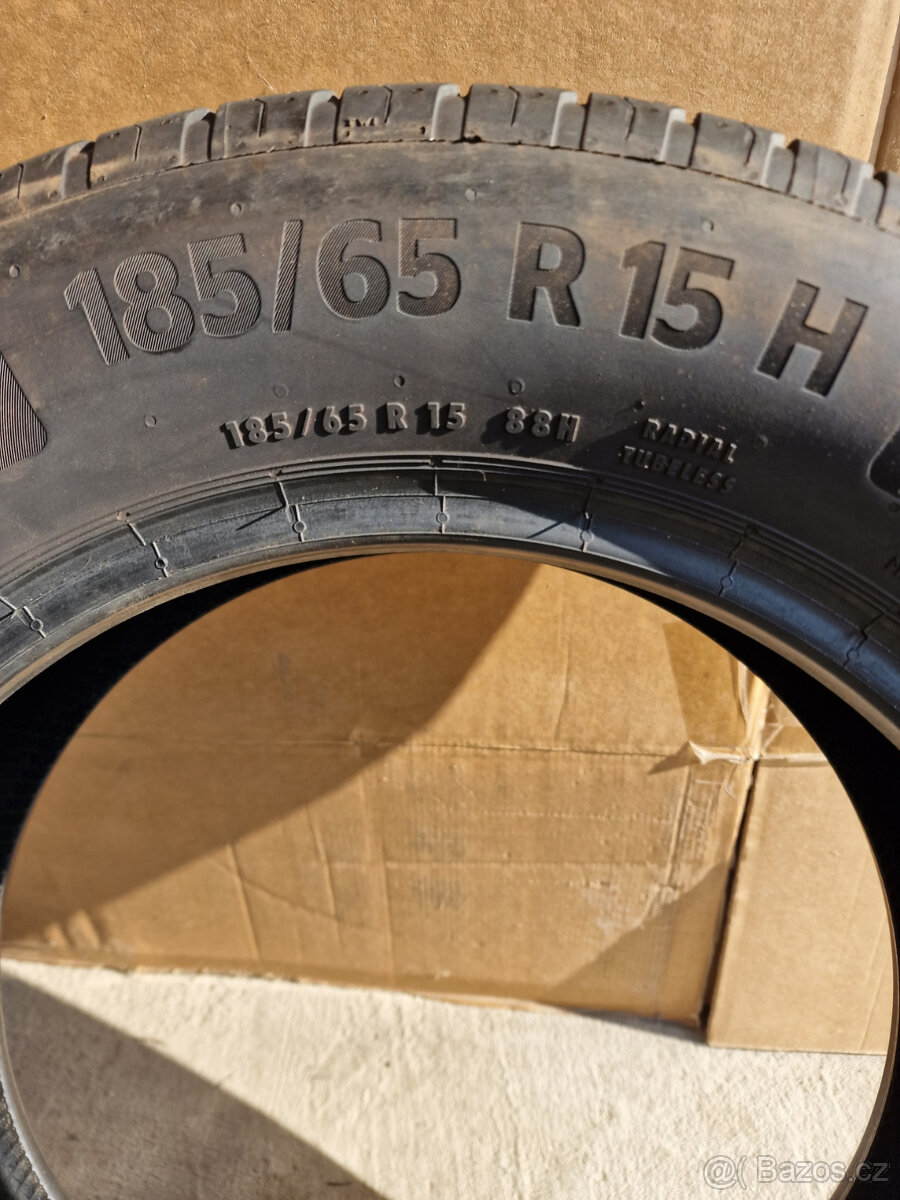PRODÁM 4ks letní PNEU 185/65/R15 Continental EcoContact 6