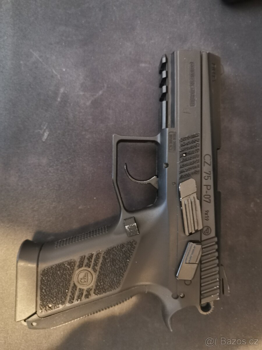 CZ P-07 airsoft, blowback