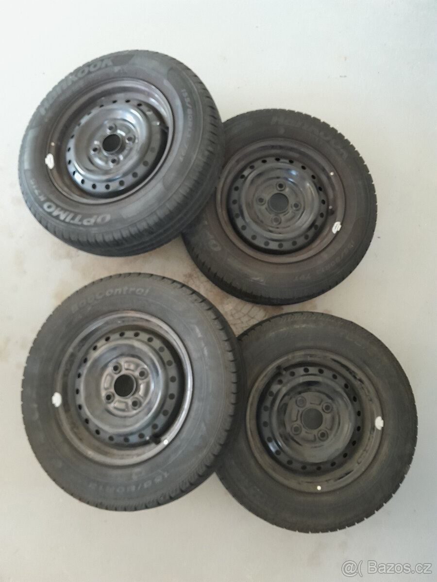 Plechová kola R13 s pneu 155/80/R13