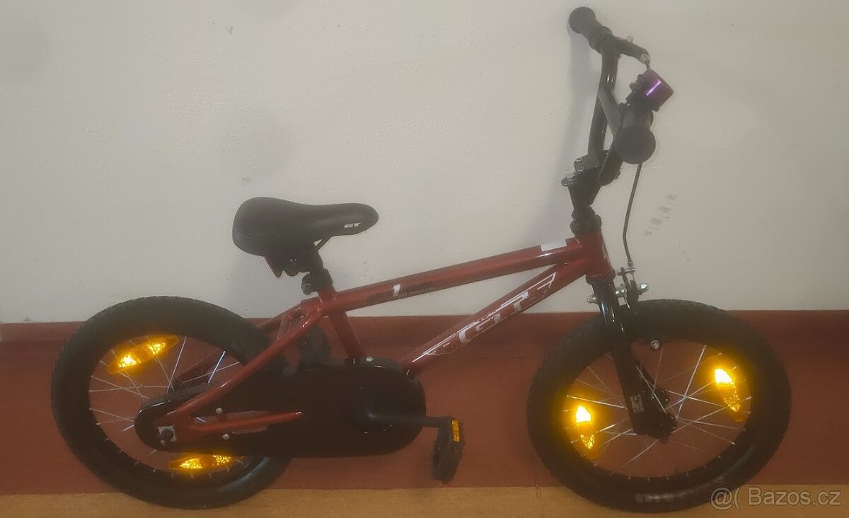 Prodám dětské kolo GT MACH 1, velikost kol16, PĚKNÝ STAV