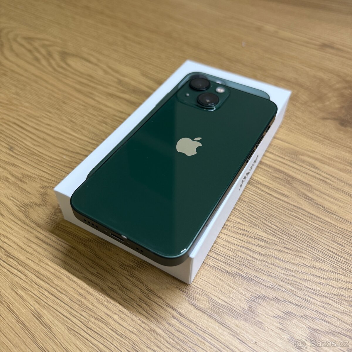 iPhone 13 mini 128GB zelený, pěkný stav, 12 měsíců záruka