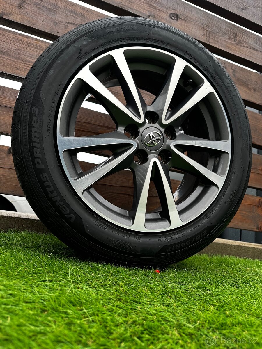 Alu kola 5x114.3 r17 s pneu (21555t)