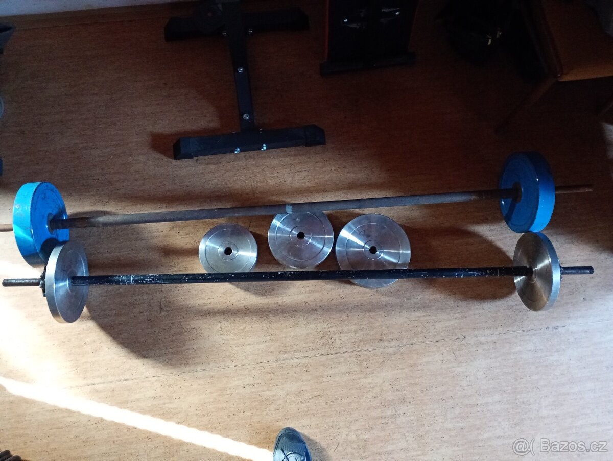 Zavazi 104kg + 2x dlouha tyc(bench, drep, mrtvy tah)