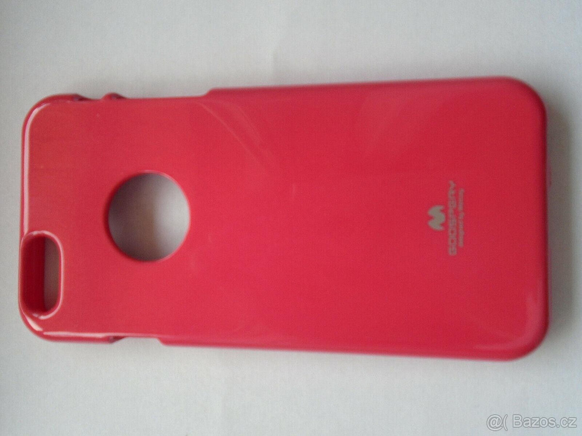 TPU silikonové pouzdro pro iPhone 6s Plus SE Tmavě růžová