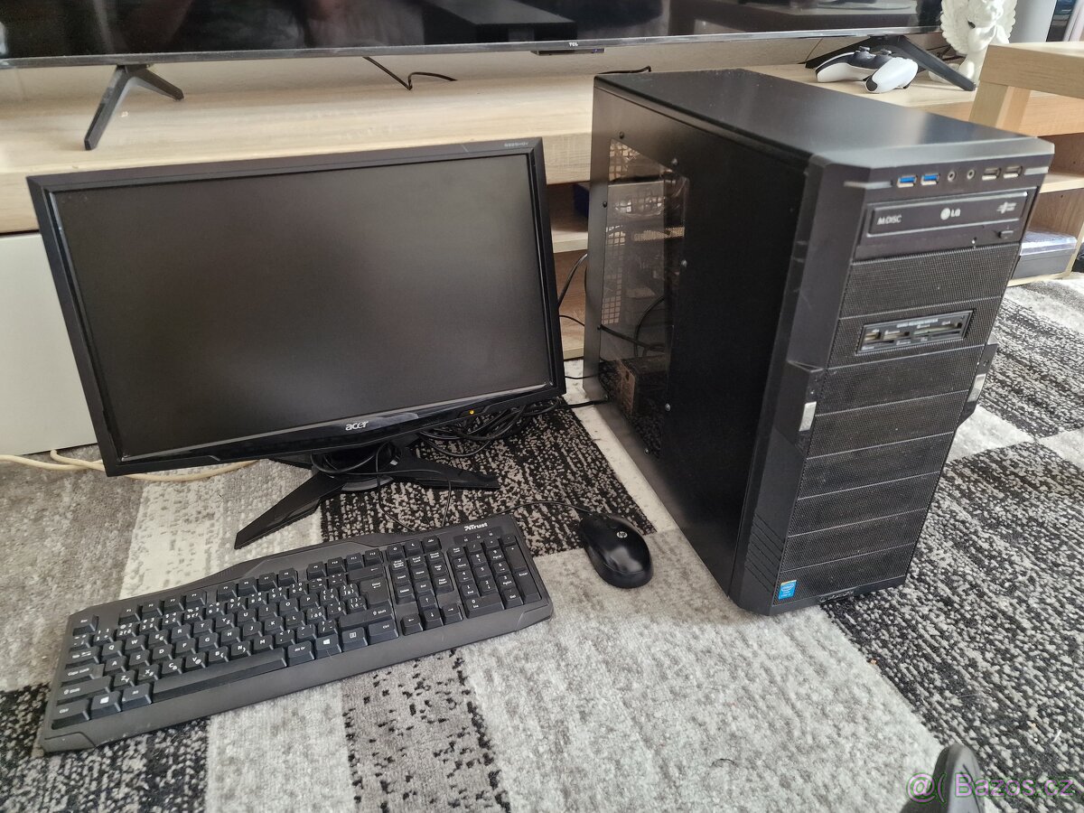 Čtyřjádrový Počítač s lcd na filmy hry internet kancelářské