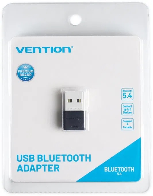 Vention USB Bluetooth 5.4 Adapter Black Mini Type
