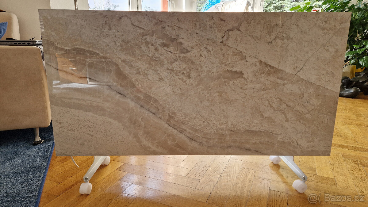 KERAMICKÝ TOPNÝ PANEL  WIFI 1000 W mramor