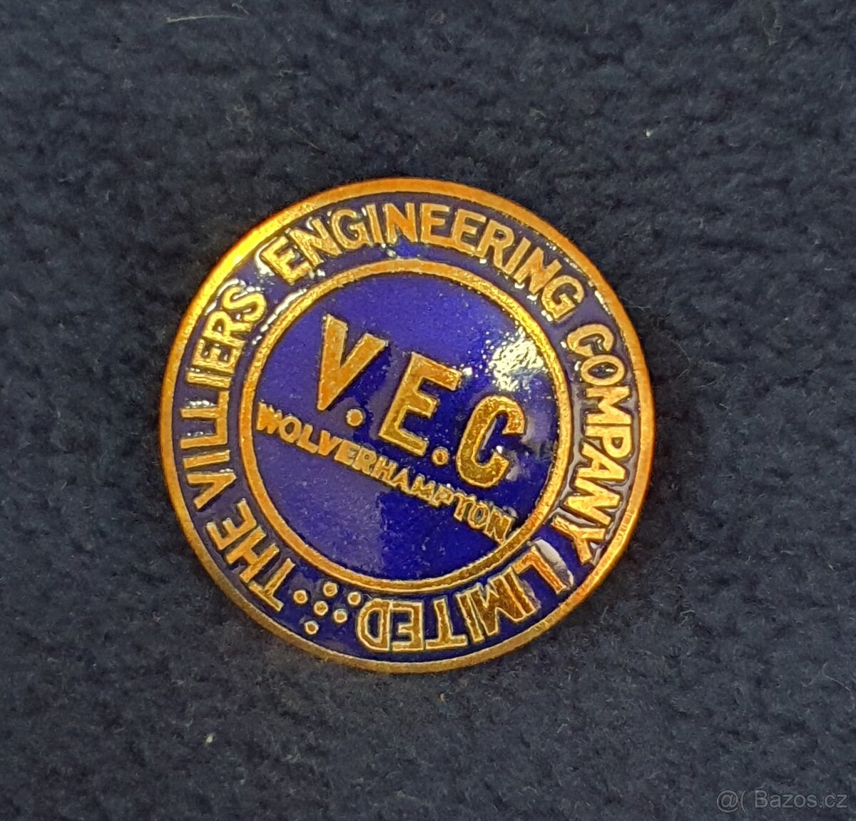 Smaltovaný znak na motocykel Jawa Villiers
