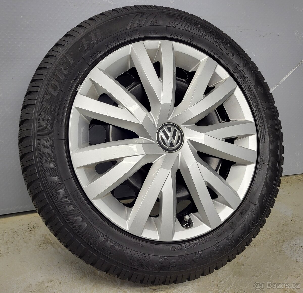 Originál VW Golf 7 Octavia 3 16" 5x112 zimní pneu 7,3-7,8mm