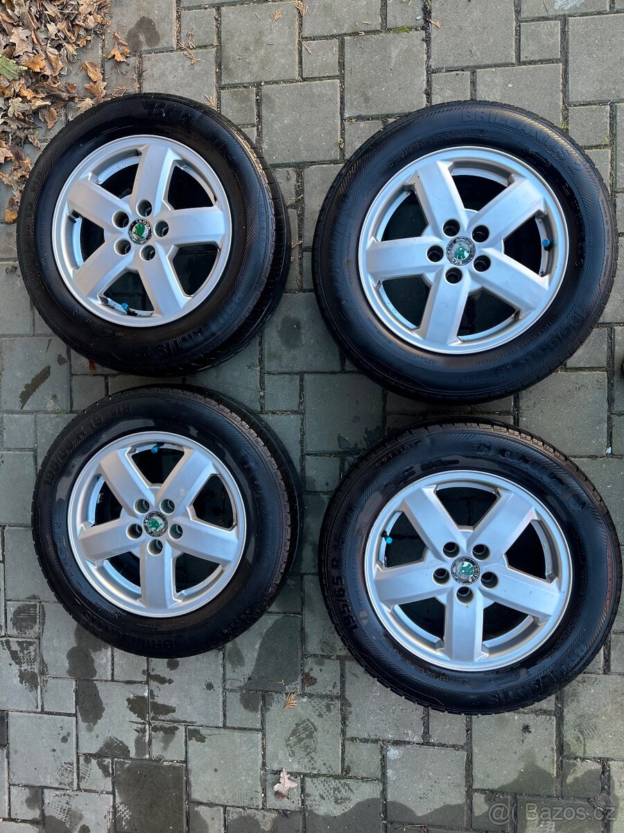 Originál alu Škoda Triton 5x100 r15
