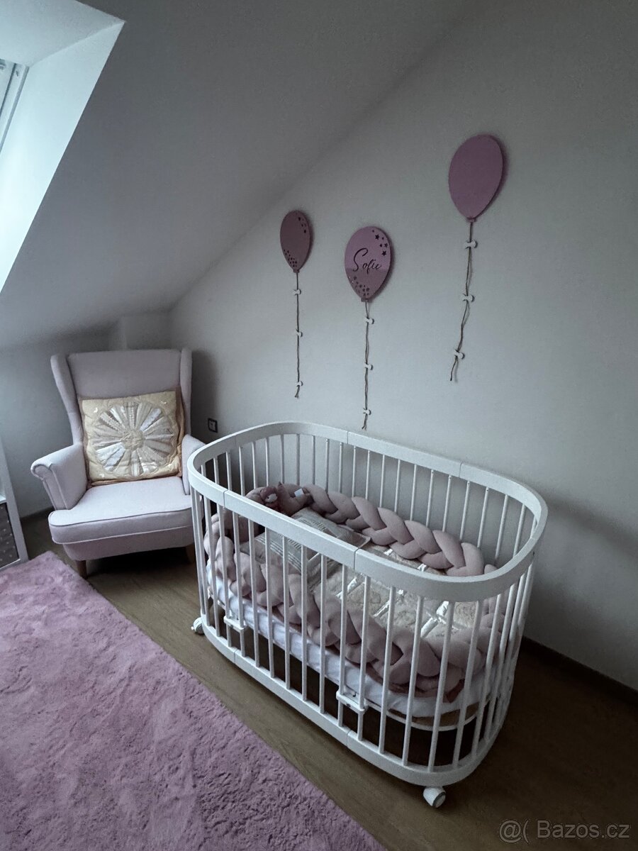 Rostoucí postýlka Tweeto 7v1