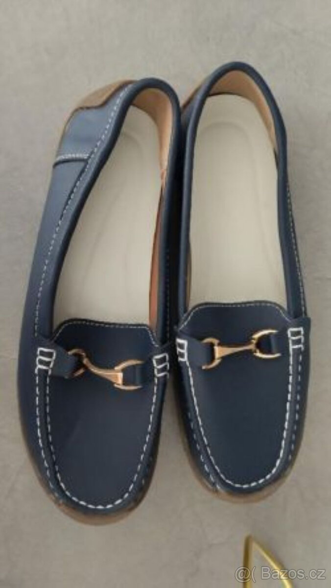 DÁMSKÉ MOKASÍNY/LODIČKY JARO/PODZIM vel.44