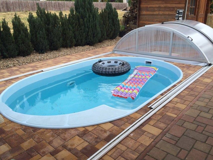 Bazén sklolaminát - 4,0m x 2,7m x1,25m