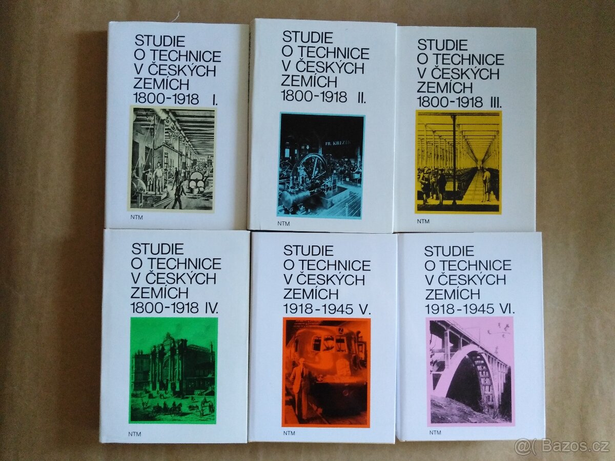 Studie o technice v českých zemích - 6. dílů