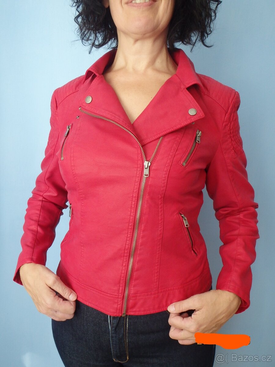 dámská bunda zn. ONLY, vel. 40, vínová