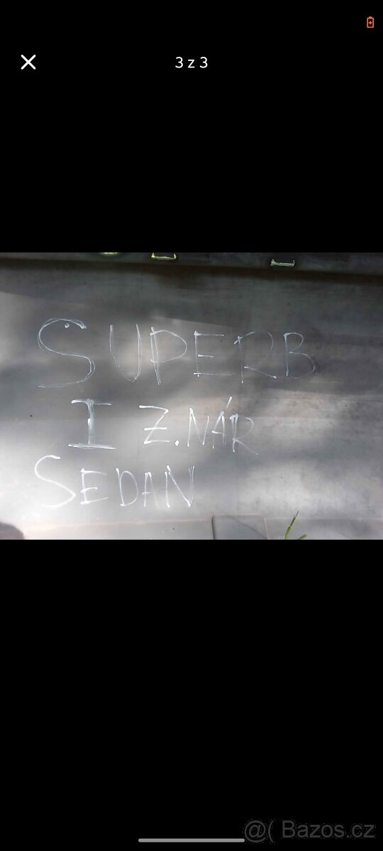 Zadní nárazník Superb 1