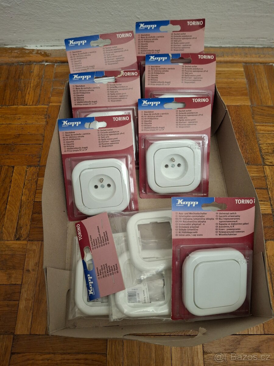 Sada elektrických zásuvek