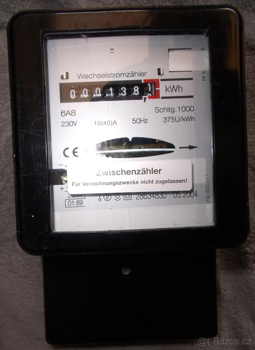 Elektroměr jednofázový