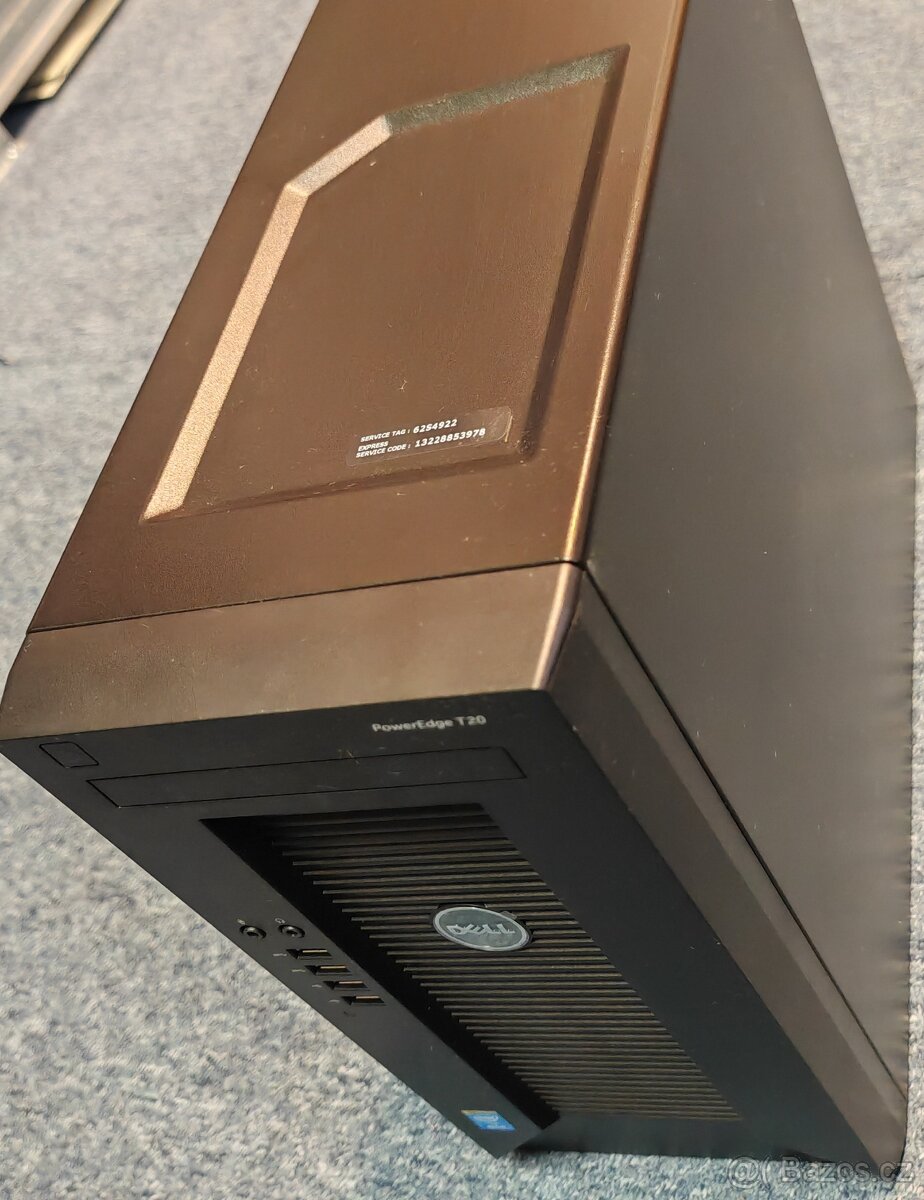 Dell PowerEdge T20, 16GB RAM, Xeon E3-1225 v3 (také T30)
